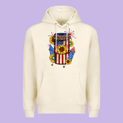 4th Of July Coffee Cup Premium Hoodie Designed By Jahusdesignshop