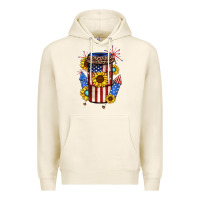Tofu 4th of july coffee cup Premium Hoodie - JahusDesignShop
