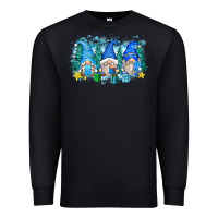 Black snowman gnome Premium Sweatshirt - Zillion Design Studio
