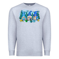 Heather Grey snowman gnome Premium Sweatshirt - Zillion Design Studio