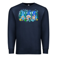 Navy snowman gnome Premium Sweatshirt - Zillion Design Studio