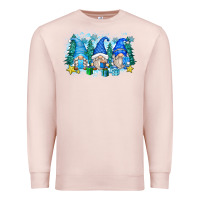 Pale Pink snowman gnome Premium Sweatshirt - Zillion Design Studio
