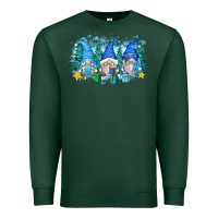Sports Green snowman gnome Premium Sweatshirt - Zillion Design Studio