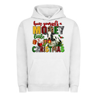 Pigment Lunar Rock have yourself a mooey little christmas Urban Hoodie - AdoDesignShop