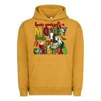 Pigment Peanut Butter have yourself a mooey little christmas Urban Hoodie - AdoDesignShop