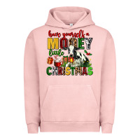 Pigment Salmon have yourself a mooey little christmas Urban Hoodie - AdoDesignShop