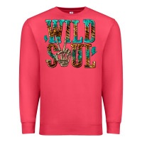 Cardinal wild soul with skeleton hand Premium Sweatshirt - texasbilliewilder