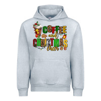 Heather Grey coffee and christmas cheer Urban Hoodie - AdoDesignShop