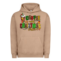 Pigment Burro coffee and christmas cheer Urban Hoodie - AdoDesignShop