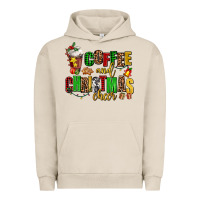 Pigment French Oak coffee and christmas cheer Urban Hoodie - AdoDesignShop