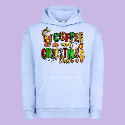 Coffee And Christmas Cheer Urban Hoodie Designed By Adodesignshop