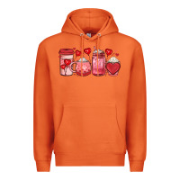 Carrot valentines day coffee Premium Hoodie - JahusDesignShop