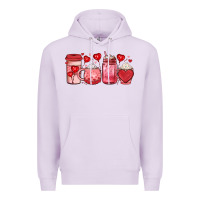 Lilac valentines day coffee Premium Hoodie - JahusDesignShop