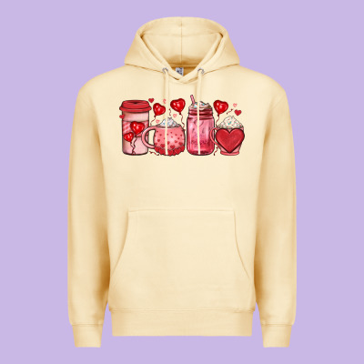 Valentines Day Coffee Premium Hoodie Designed By Jahusdesignshop
