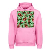 Fuchsia Pink christmas candy cane seamless pattern Urban Hoodie - BundleAndBundleShop