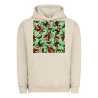 Pigment French Oak christmas candy cane seamless pattern Urban Hoodie - BundleAndBundleShop