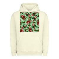 Pigment Pistachio christmas candy cane seamless pattern Urban Hoodie - BundleAndBundleShop