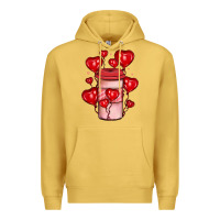 Antique Gold valentines day coffee Premium Hoodie - JahusDesignShop