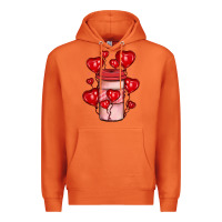 Carrot valentines day coffee Premium Hoodie - JahusDesignShop