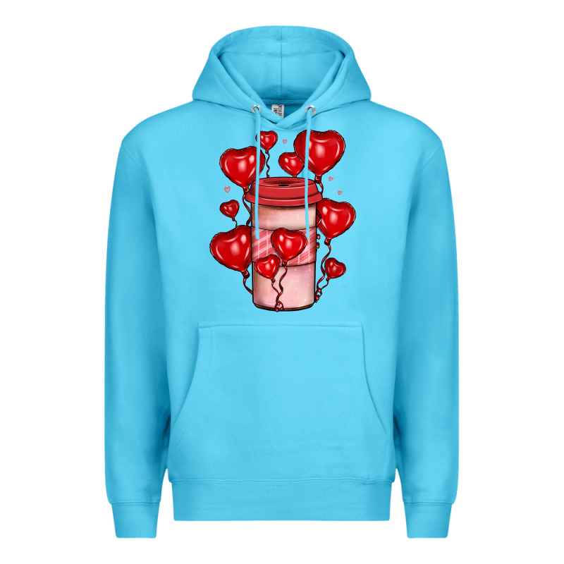Valentines Day Coffee Premium Hoodie by JahusDesignShop | Teevron