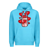 Ocean Blue valentines day coffee Premium Hoodie - JahusDesignShop