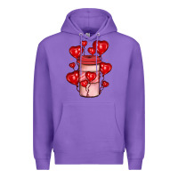 Purple valentines day coffee Premium Hoodie - JahusDesignShop