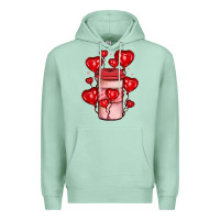 Seafoam valentines day coffee Premium Hoodie - JahusDesignShop
