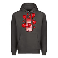 Smoke valentines day coffee Premium Hoodie - JahusDesignShop