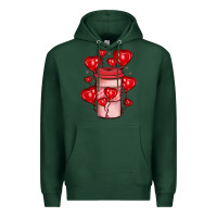 Sports Green valentines day coffee Premium Hoodie - JahusDesignShop