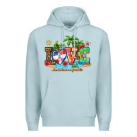 Blue Mist love dominican republic Premium Hoodie - AdoDesignShop