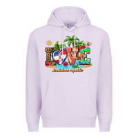 Lilac love dominican republic Premium Hoodie - AdoDesignShop