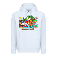 White love dominican republic Premium Hoodie - AdoDesignShop