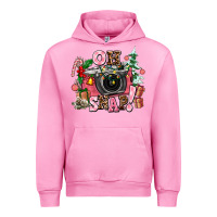 Fuchsia Pink christmas oh snap Urban Hoodie - AdoDesignShop