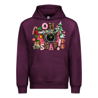 Mauve Wine christmas oh snap Urban Hoodie - AdoDesignShop