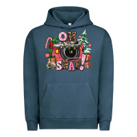 Pigment Midnight Navy christmas oh snap Urban Hoodie - AdoDesignShop