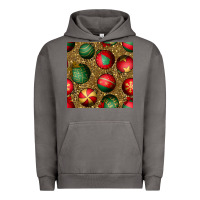 Pigment Tornado christmas ornaments and leopard seamless pattern Urban Hoodie - BundleAndBundleShop