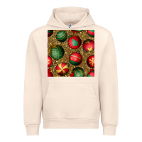 Sandshell christmas ornaments and leopard seamless pattern Urban Hoodie - BundleAndBundleShop
