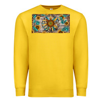 Lemon western sunflower and gemstone license plate Premium Sweatshirt - RanaPortraitStore