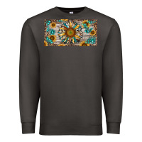 Smoke western sunflower and gemstone license plate Premium Sweatshirt - RanaPortraitStore