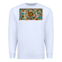 White western sunflower and gemstone license plate Premium Sweatshirt - RanaPortraitStore