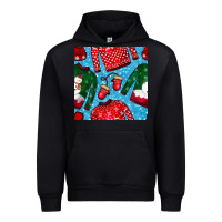 Black christmas clothes seamless pattern Urban Hoodie - BundleAndBundleShop