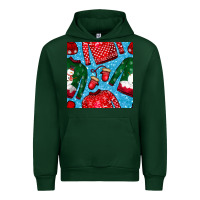 Forest Green christmas clothes seamless pattern Urban Hoodie - BundleAndBundleShop