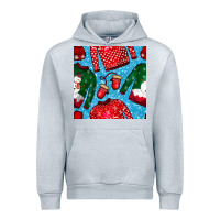 Heather Grey christmas clothes seamless pattern Urban Hoodie - BundleAndBundleShop