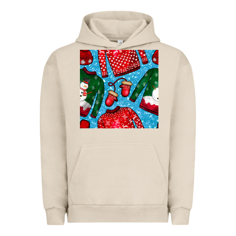 Christmas Clothes Seamless Pattern Urban Hoodie by BundleAndBundleShop | Teevron