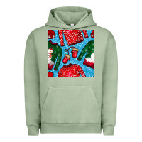 Pigment Oil Green christmas clothes seamless pattern Urban Hoodie - BundleAndBundleShop