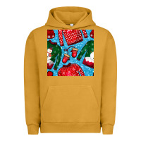 Pigment Peanut Butter christmas clothes seamless pattern Urban Hoodie - BundleAndBundleShop