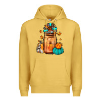Antique Gold thanksgiving coffee Premium Hoodie - JahusDesignShop