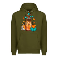 Army Green thanksgiving coffee Premium Hoodie - JahusDesignShop