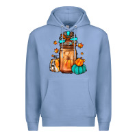 Colony Blue thanksgiving coffee Premium Hoodie - JahusDesignShop