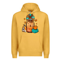 Mustard thanksgiving coffee Premium Hoodie - JahusDesignShop